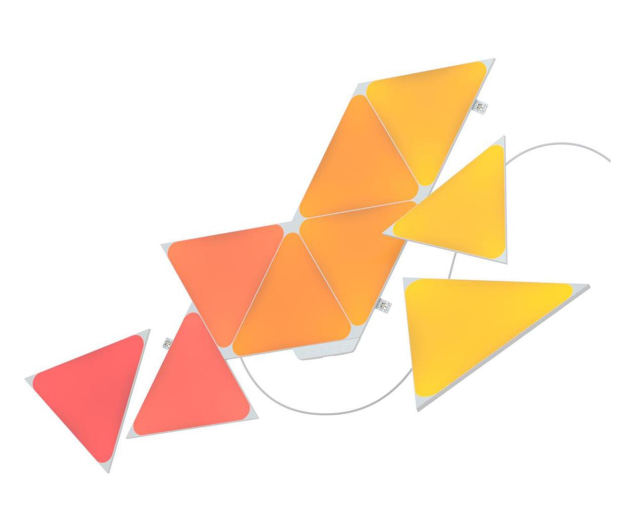 Nanoleaf Shapes Triangles Starter Kit (9 paneli) białe - 651673 - zdjęcie